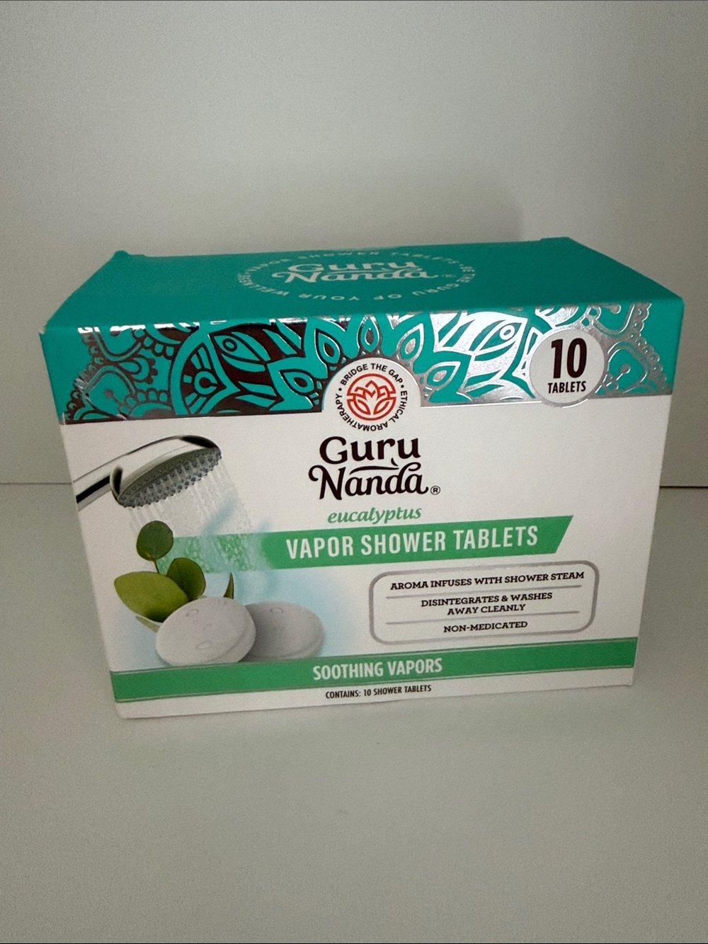 NEW Guru Nanda Eucalyptus Spa Shower Vapor Tablets Soothing Natural Vapors